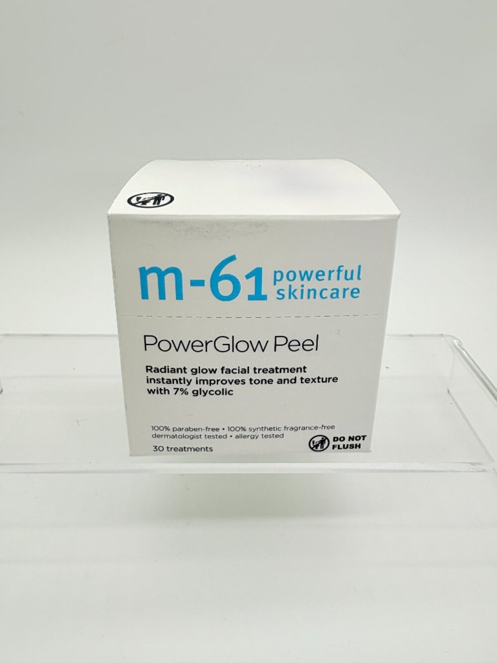 m-61 PowerGlow Peel 1 Minute 1 Step Exfoliating Facial Peel 30 Treatments